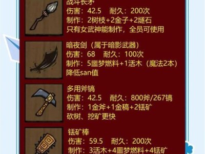 《饥荒联机版代码的使用及技巧》（解锁无尽可能性，畅玩饥荒联机版的最佳助手）